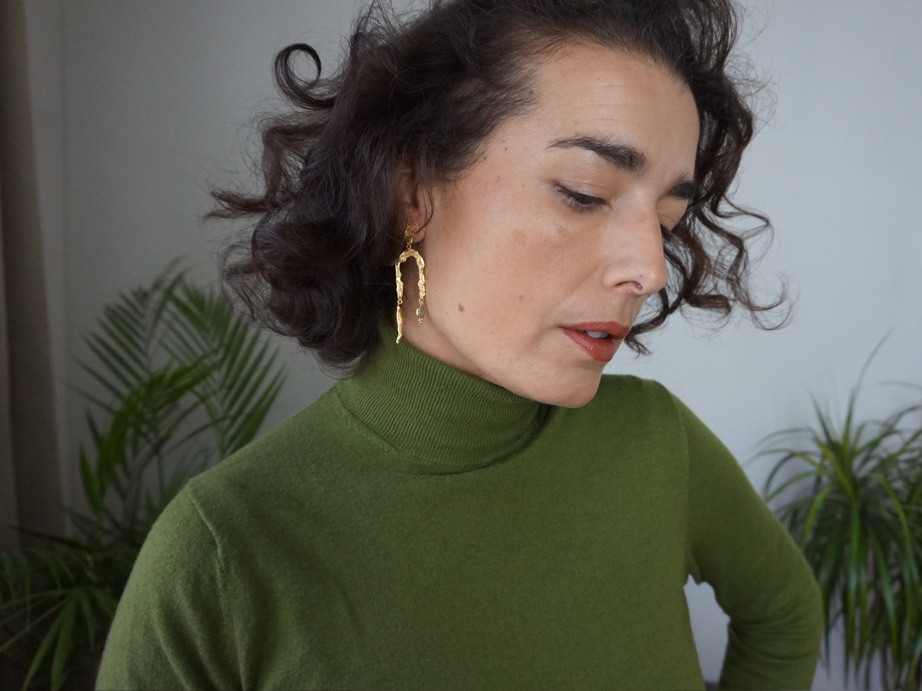 MELTED TOURMALINE EARRINGS