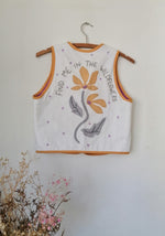 FIND ME IN THE WILDFLOWERS QUILTED PATCHWORK VEST