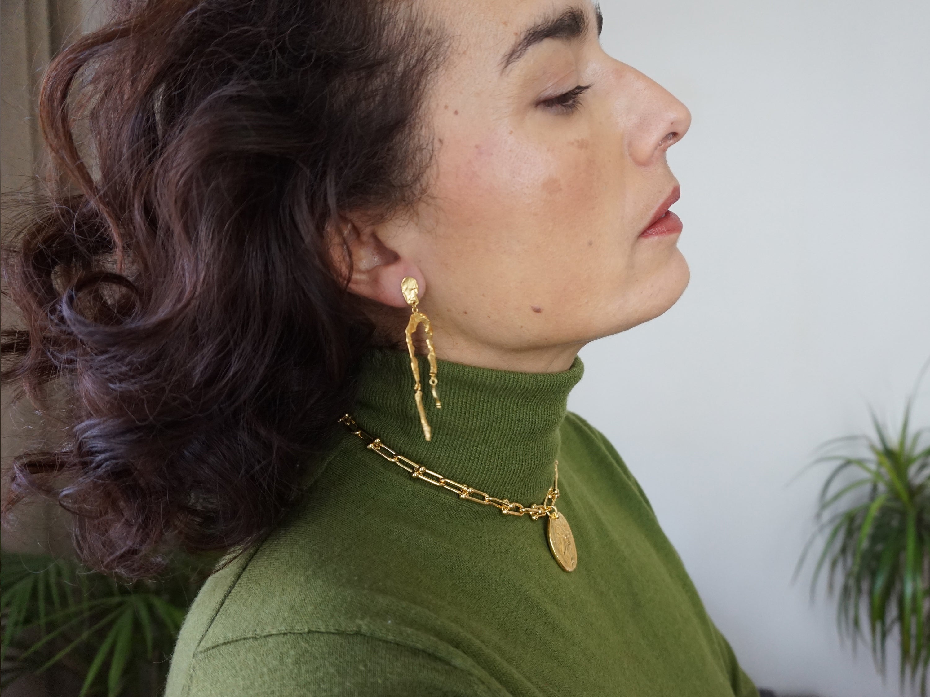 MELTED TOURMALINE EARRINGS