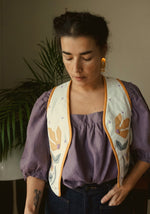 FIND ME IN THE WILDFLOWERS QUILTED PATCHWORK VEST