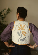 FIND ME IN THE WILDFLOWERS QUILTED PATCHWORK VEST