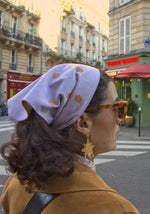 ORANGES EMBROIDERED BANDANA