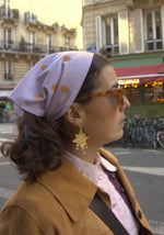 ORANGES EMBROIDERED BANDANA