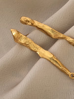 PEARL AND BAR EARRINGS