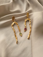 MELTED TOURMALINE EARRINGS