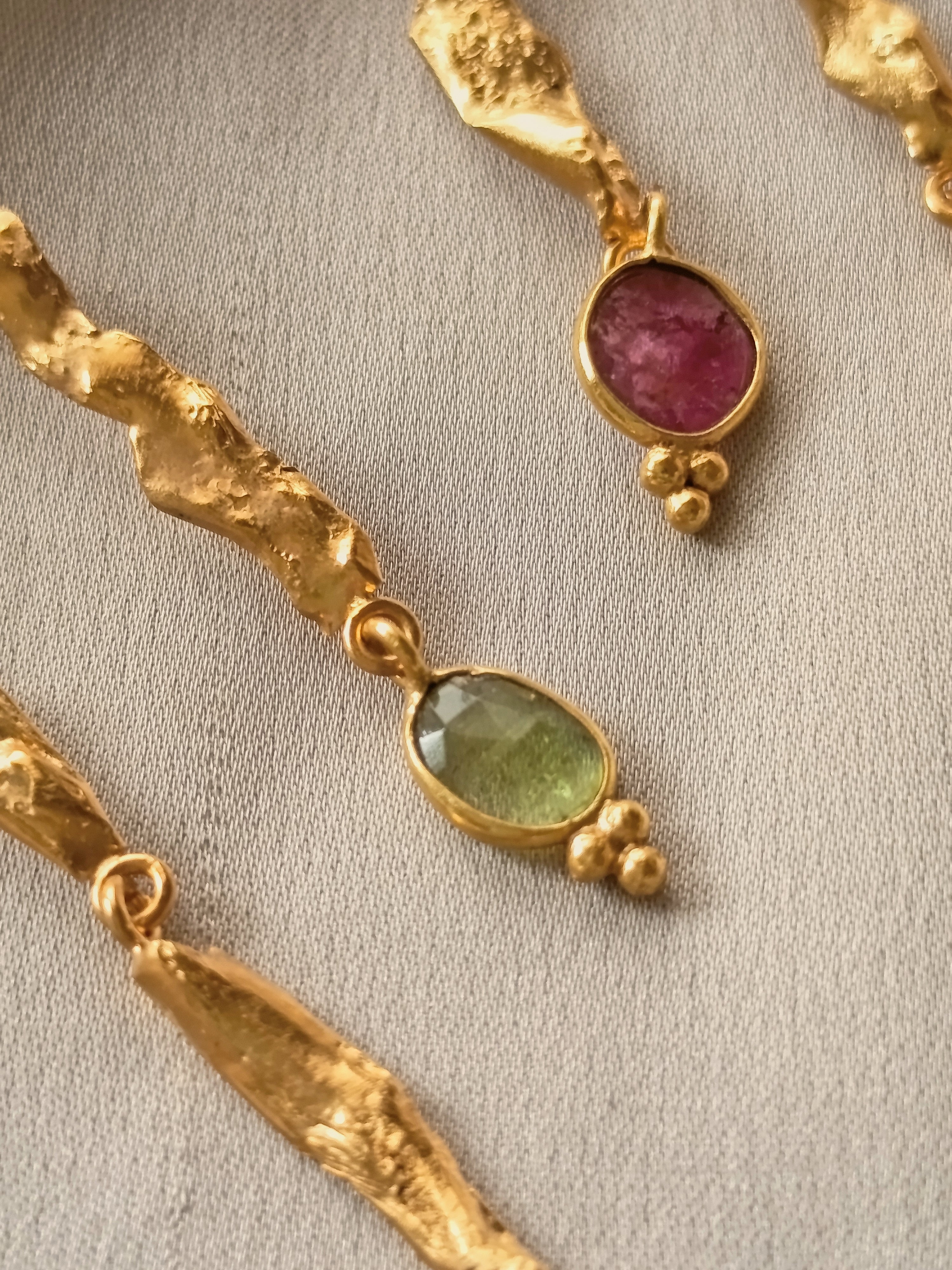 MELTED TOURMALINE EARRINGS