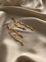 MELTED TOURMALINE EARRINGS