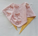 PINK BOW EMBROIDERED BANDANA